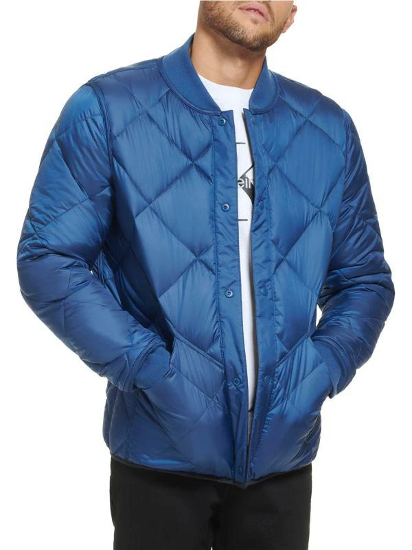 Calvin Klein Reversible Quilted Snap Front Bomber 1