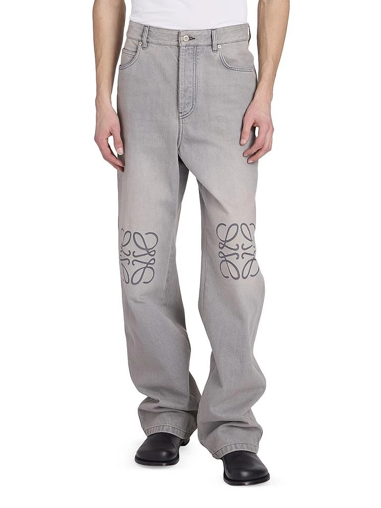 Loewe Anagram Logo Baggy Jeans 2