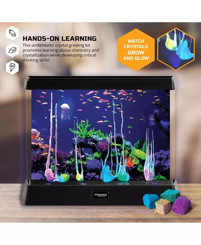 Discovery #MINDBLOWN Crystal Aquarium Tank DIY Underwater Garden 3