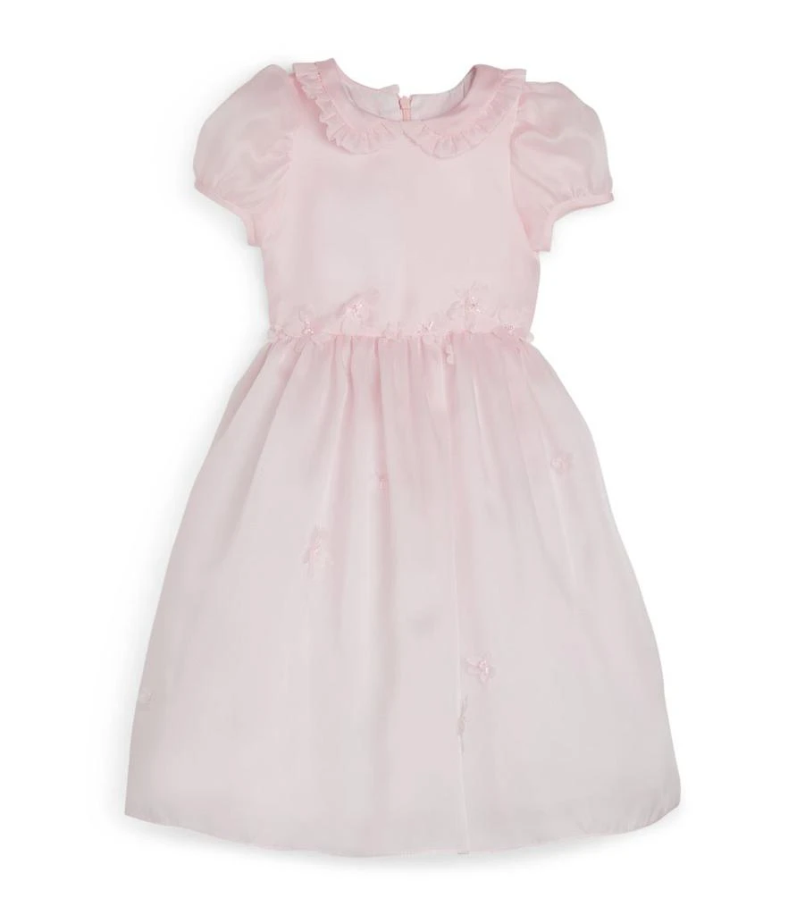Celia Kritharioti Kids Silk Organza Floral-Appliqué Dress (2-12 Years) 1