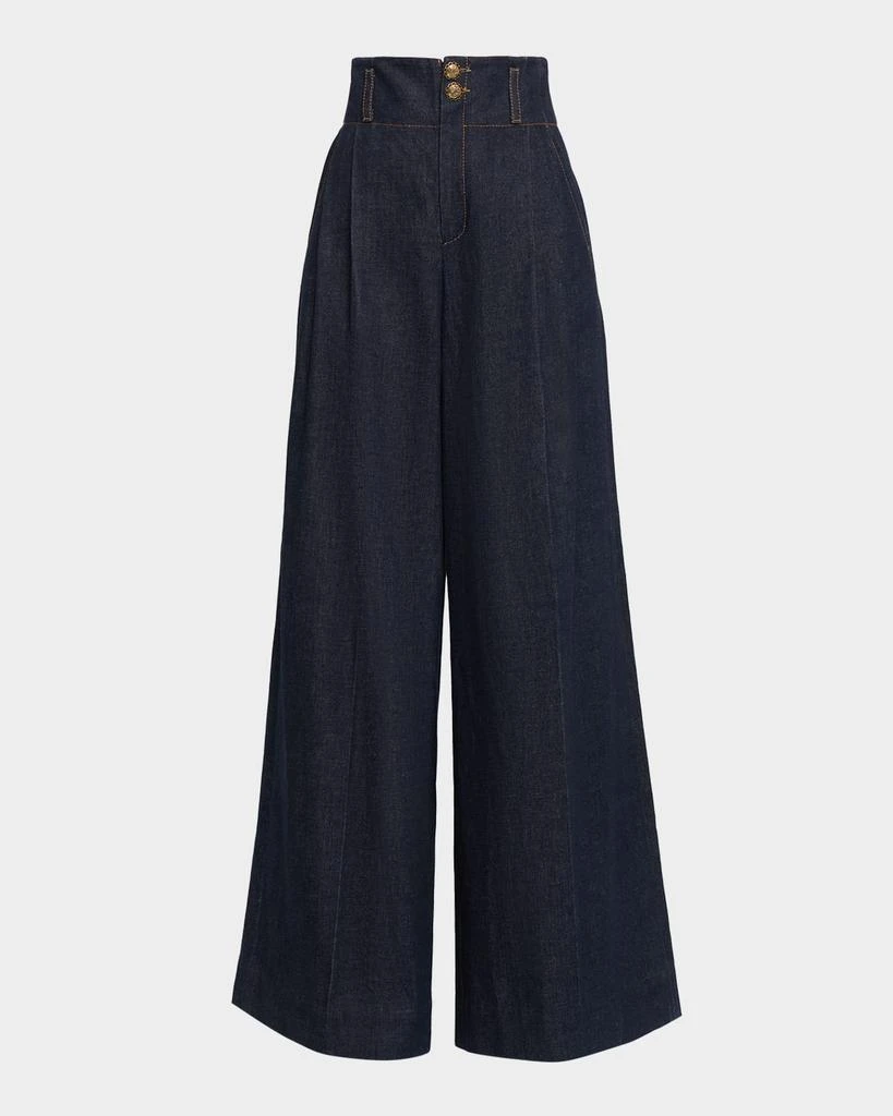 Zimmermann Hypnotic Tailored Denim Pants 1