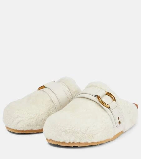 See by Chloé Gema shearling mules 5