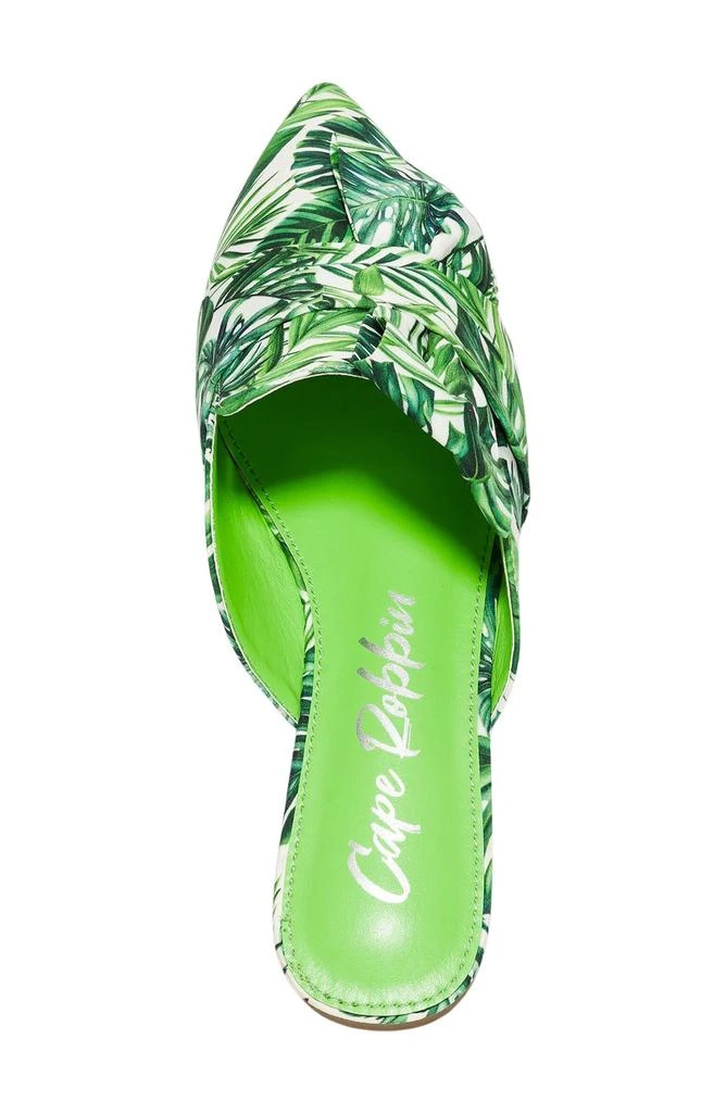 Cape Robbin Carolyn Print Mule 5