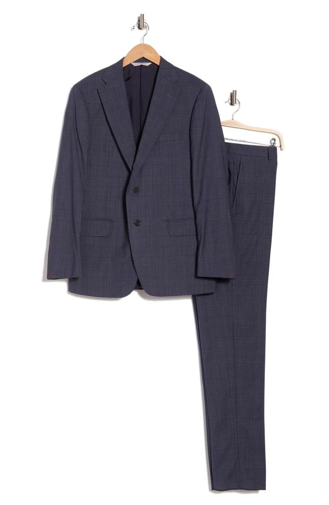 Samuelsohn Blue Plaid Wool Suit 3
