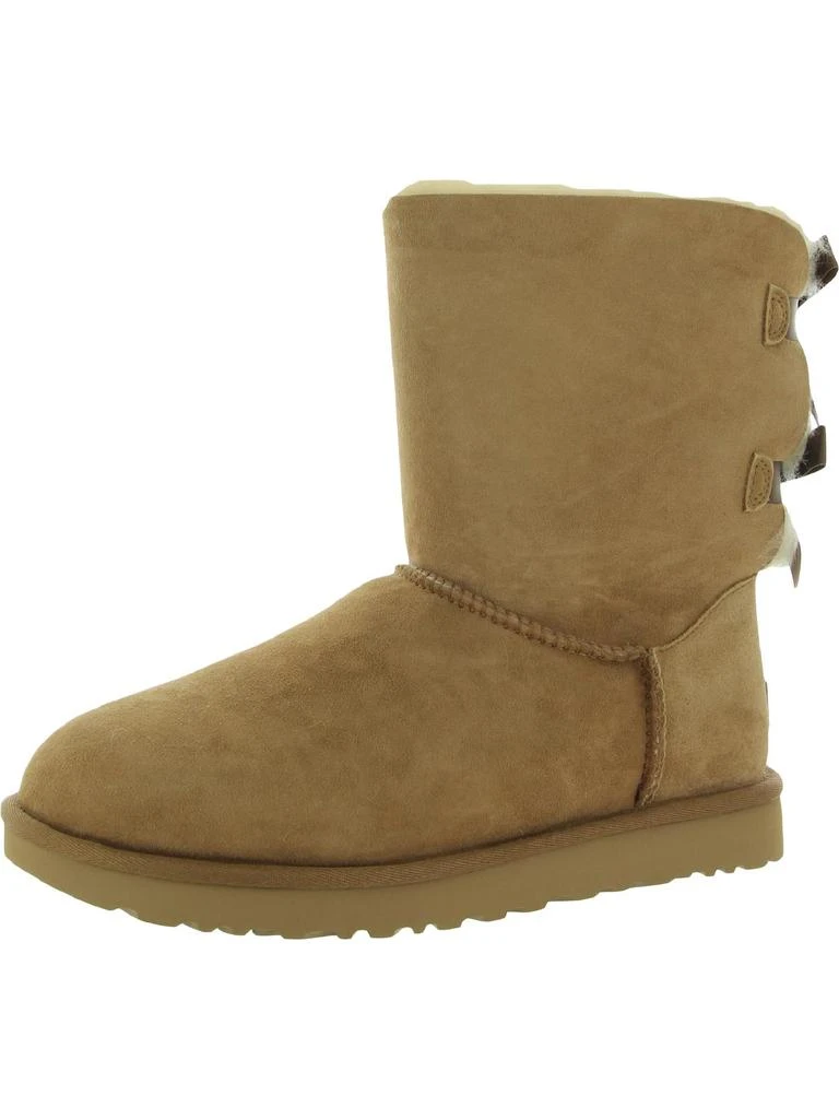 UGG Bailey Bow II Womens Suede Shearling Winter Boots 1
