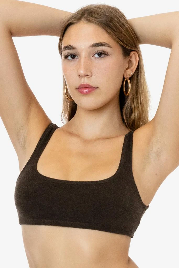 Los Angeles Apparel RLT3005 - Loop Terry Squareneck Bra Top 11