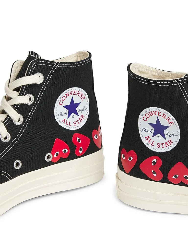 Comme des Garcons CdG PLAY x Converse Women's Chuck Taylor All Star Heart High-Top Sneakers 5
