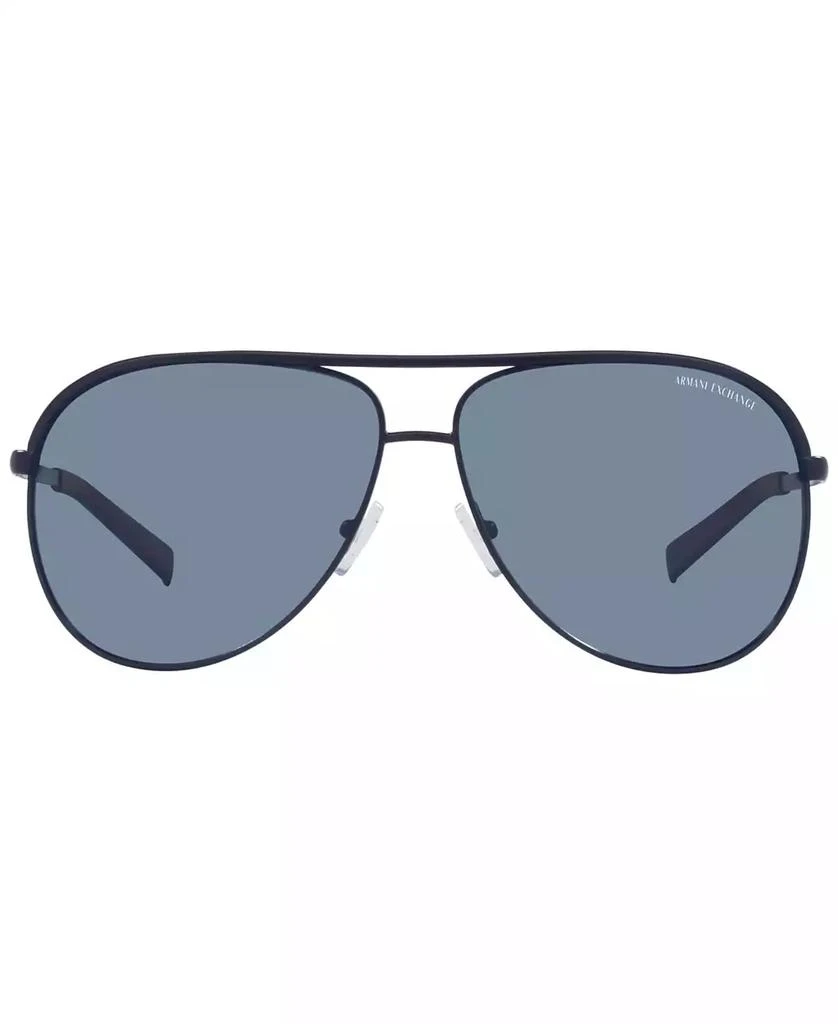 Armani Exchange Unisex Polarized Sunglasses, AX2002 61 3