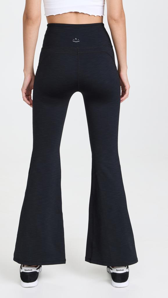 Beyond Yoga Heather Rib All Day Flare Pants