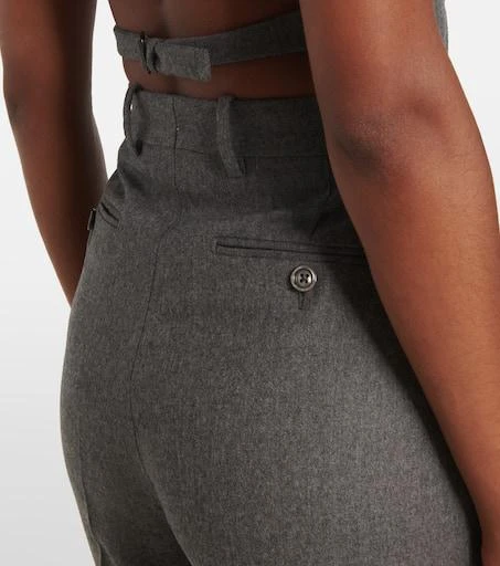 Tom Ford High-rise wool twill bootcut pants 5