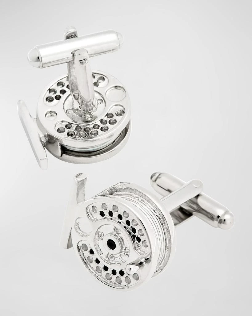 LINK UP Men's Fly Fishing Reel Cufflinks 1