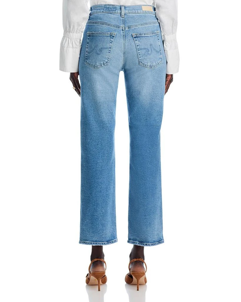 AG Mid Rise Cropped Straight Leg Jeans in Momento 3