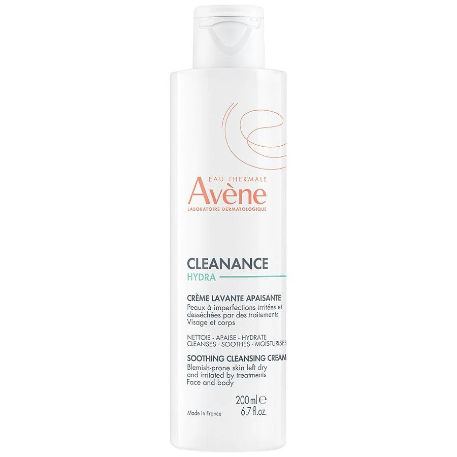 Avene Cleanance HYDRA Soothing Cleansing Cream, Adjunctive Care for Acne Treatments 1