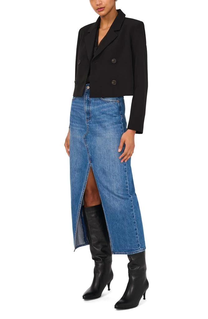 1. State Double Breasted Crop Blazer 3