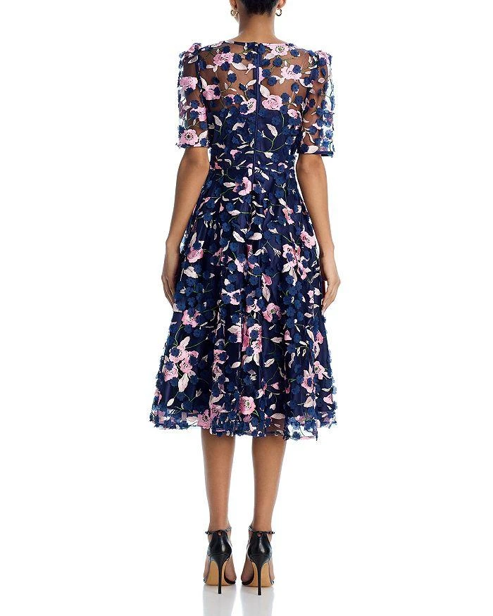 Three Quarter Sleeve Illusion Yoke Dress  On Sale Now with Up to 40% Off |  Discover Exclusive Deals & Savings at BeyondStyle  Authentic Eliza J dress|women  with Limited-Time Discounts, Free