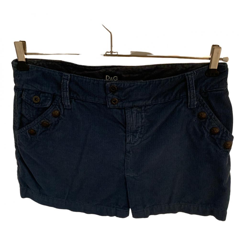 D&G D&G Velvet mini skirt