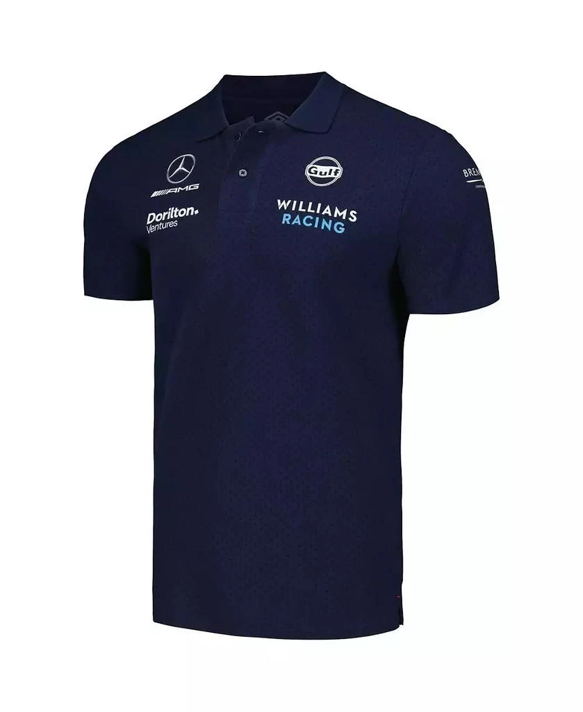 Umbro Men's Navy Williams Racing CVC Media Polo Shirt 3