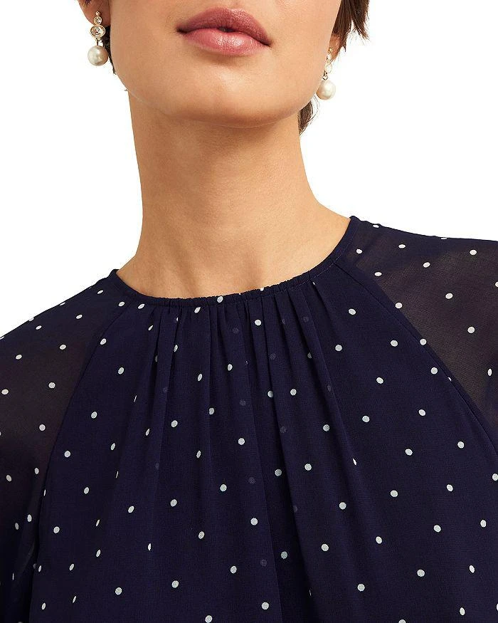 HOBBS LONDON Rosie Dot Print Dress 4