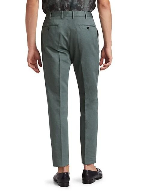 Zegna Flat Front Trousers 2
