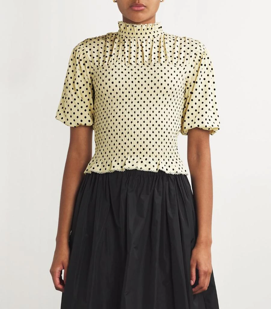 SANDRO Polka-Dot T-Shirt 3