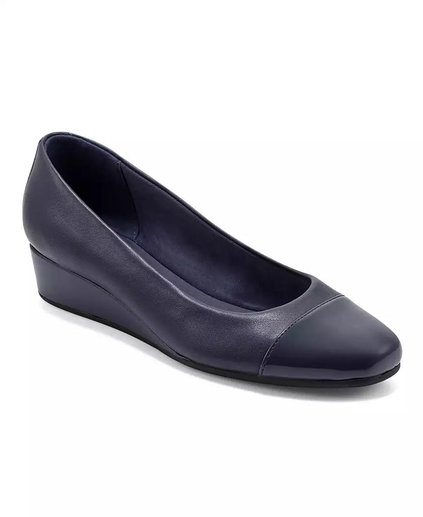 Easy Spirit Women's Gracey Round Toe Slip-on Wedge Dress Pumps