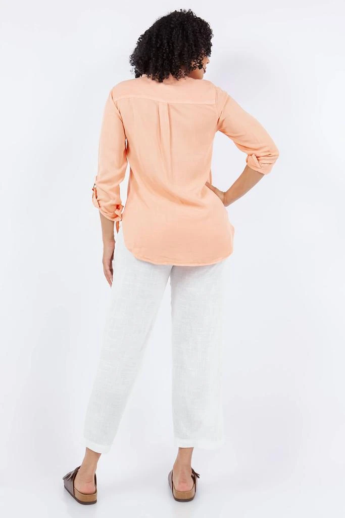 PAPARAZZI Paparazzi - Tencel Slub Snap Front Long Sleeve Shirt 3
