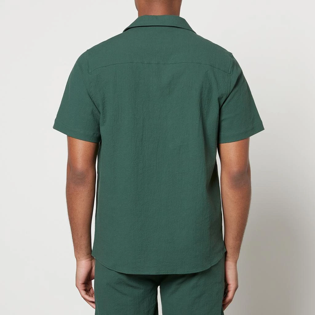 Percival Cotton-Blend Seersucker Shirt 2