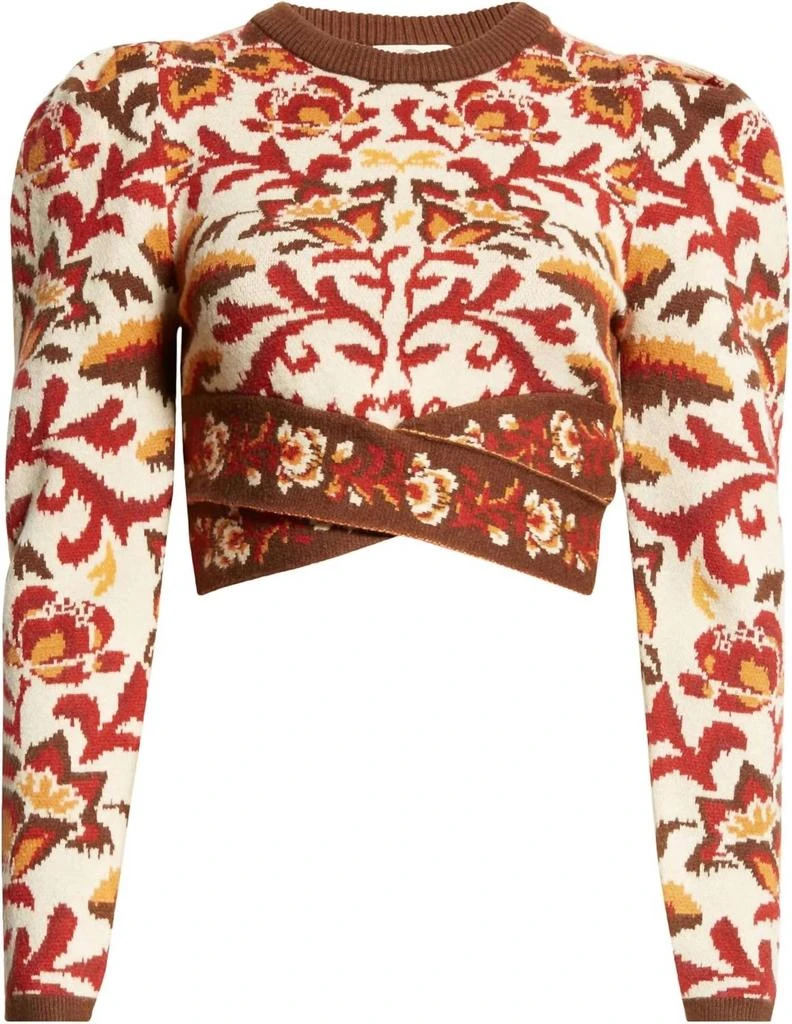 Farm Rio Farm Rio - Toucans Women Scarf Knit Top 4