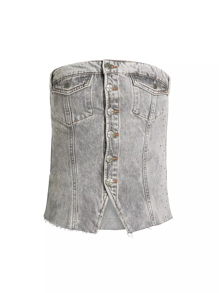 Ksubi Retro Dime Krystal Bustier Top 1