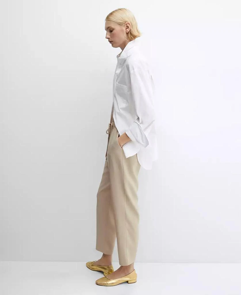 Mango Women's Drawstring Jogger Trousers 9