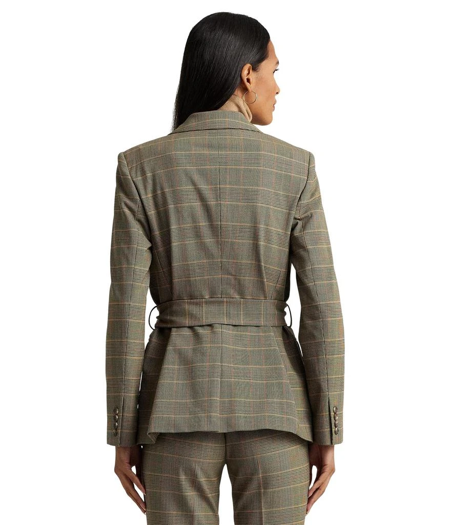 Ralph Lauren Checked Plaid Wool-Blend Twill Blazer 2