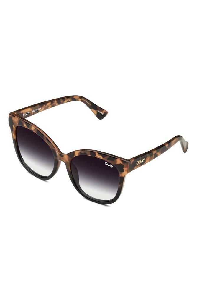 Quay It's My Way 53mm Gradient Cat Eye Sunglasses