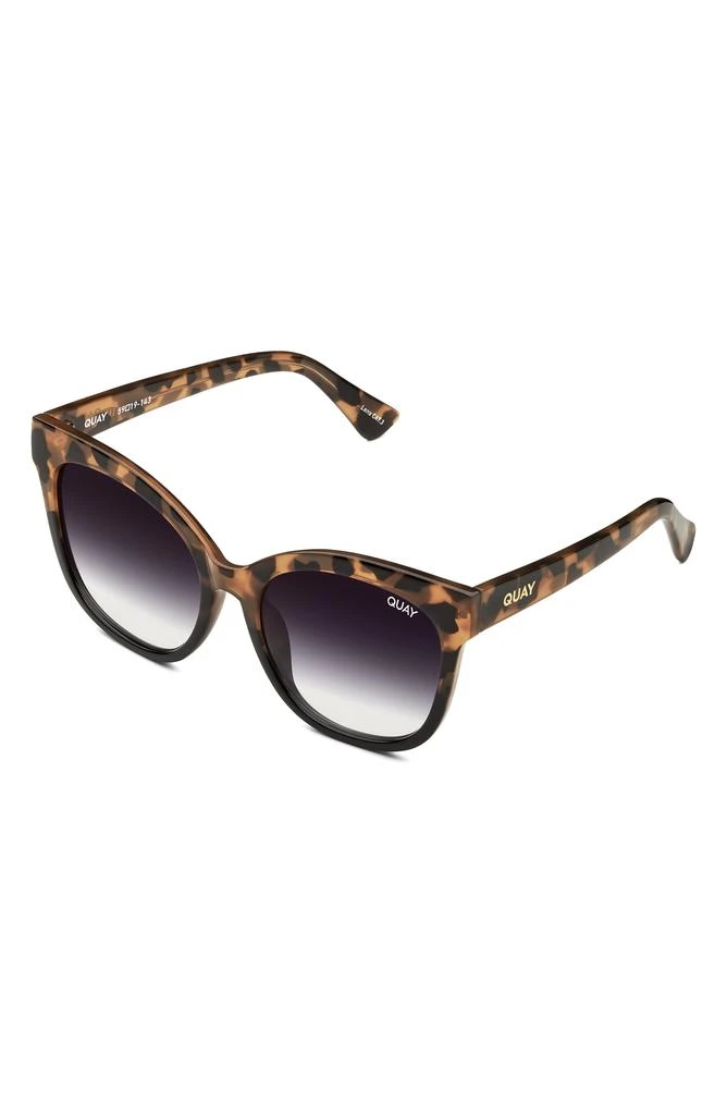 Quay It's My Way 53mm Gradient Cat Eye Sunglasses 2