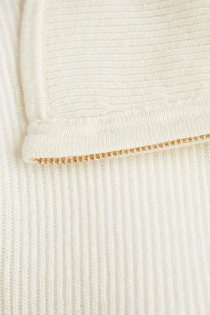 N.PEAL Ribbed wool and cashmere-blend sweater 4