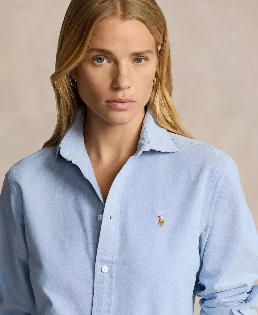 Ralph Lauren Women's Slim-Fit Striped Oxford Shirt 3