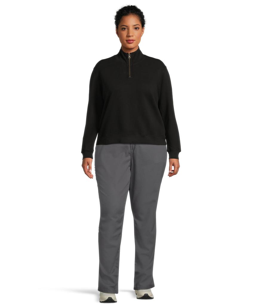 (取寄) モッドオードック レディース ロング スリーブ ハーフ-ジップ ファンネル ネック スウェットシャツ Mod-o-doc women Long Sleeve Half-zip Funnel Neck Sweatshirt Black Shop Long Sleeve Half-zip Funnel Neck Sweatshirt on Sale at