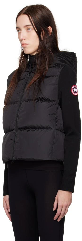 Canada Goose Black HyBridge® Wide Quilt Knit Down Jacket 4