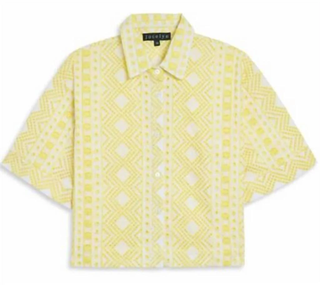 Jocelyn Jocelyn - Eyelet Camp Shirt 3