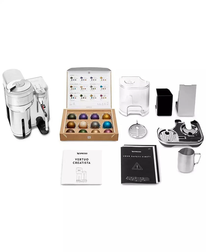 Nespresso Nespresso Vertuo Creatista by Coffee and Espresso Machine in Stainless Steel 10