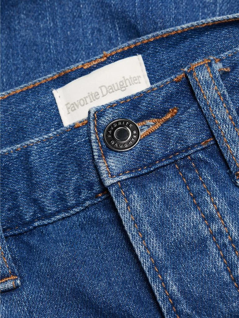 Favorite Daughter The Masha Straight-Leg Cuffed Jeans 7