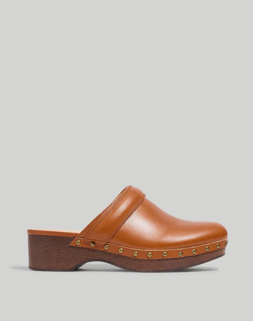 Madewell The Cecily Clog in Oiled Leather 2