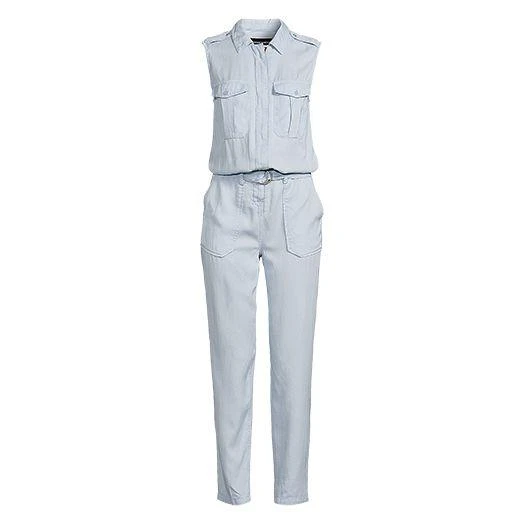 Etienne Marcel Belted Slim Leg Cargo Jumpsuit 3