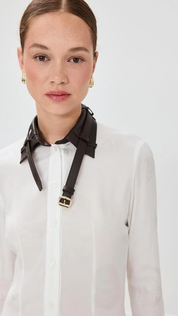 COPERNI Leather Collar Belt Dress 5