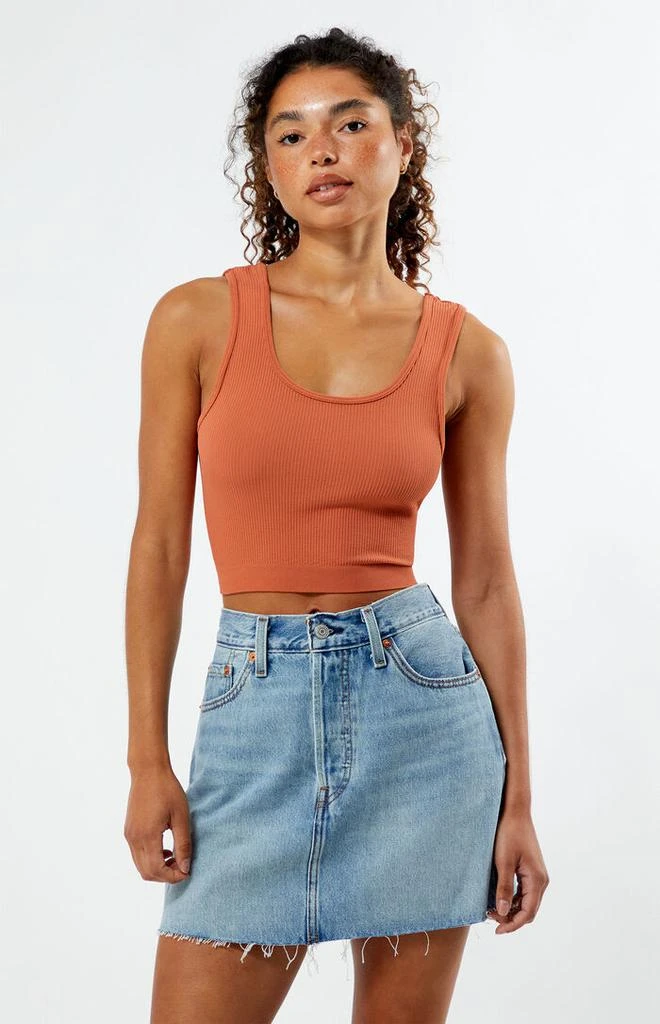 Levi's Icon Woven Minutes Denim Mini Skirt 2