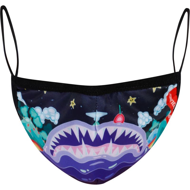 SprayGround Astro bubble logo face mask