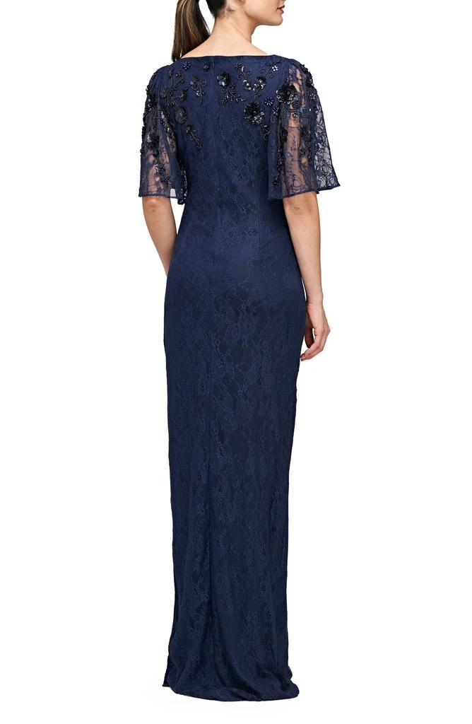 JS Collections Kalani Embellished Lace Gown 2
