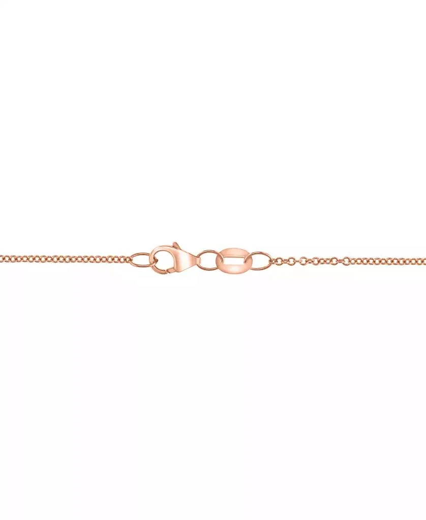 Effy EFFY® Ruby (1/8 ct. t.w.) Heart 16" Pendant Necklace in 14k Rose Gold 4
