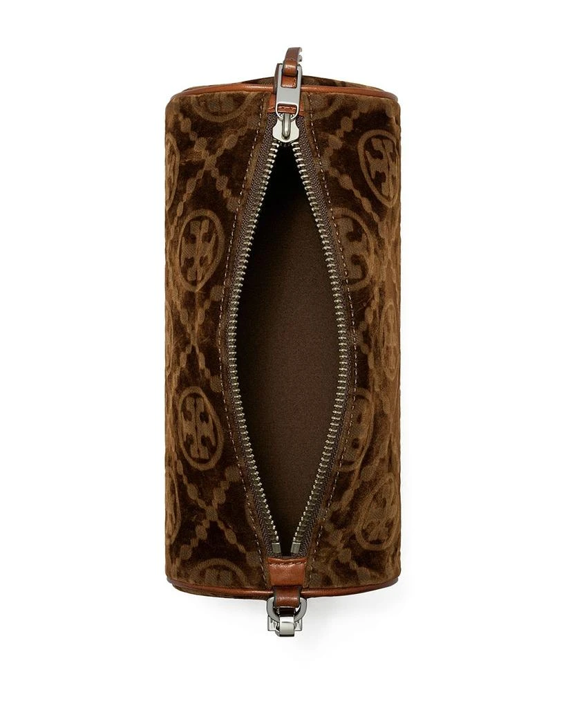 Tory Burch T Monogram Flocked Cylinder Bag 3