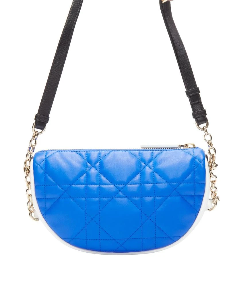 Christian Dior CHRISTIAN DIOR 2022 Vibe blue white cannage lambskin hobo shoulder bag 5