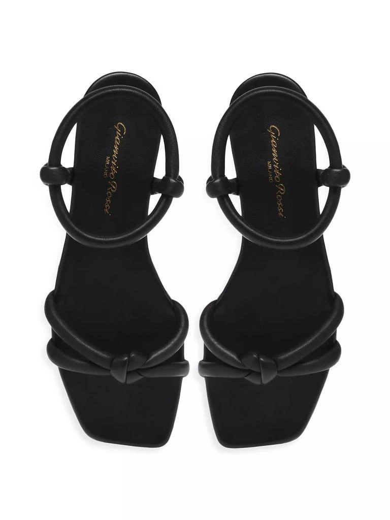 Gianvito Rossi Juno 05 Knotted Leather Sandals 3